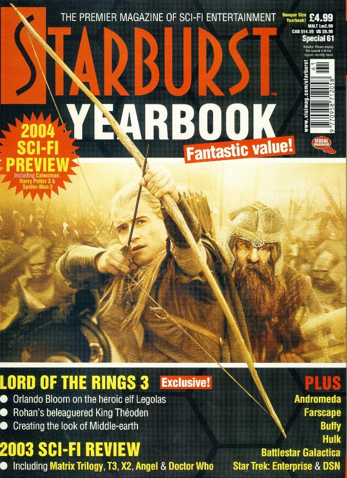 STARBURST magazine side cover  Special #61  2003