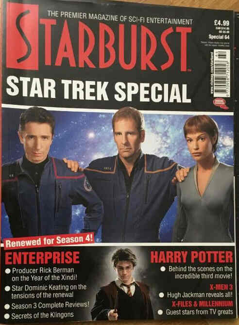 STARBURST magazine side cover  Special #64  2004