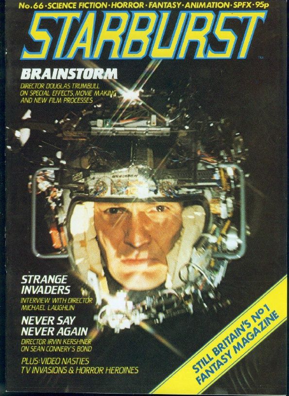 STARBURST magazine side cover Issue 66 February 1984