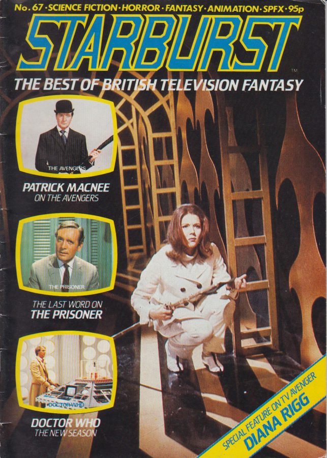 STARBURST magazine side cover Issue 67 March 1984