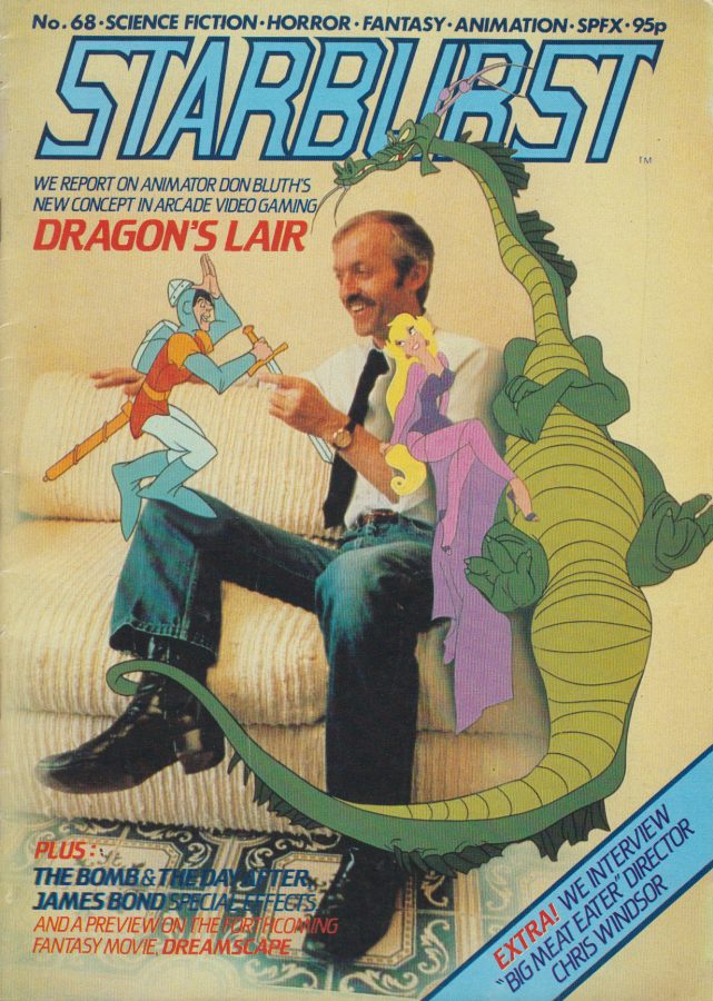 STARBURST magazine side cover Issue 68 April 1984