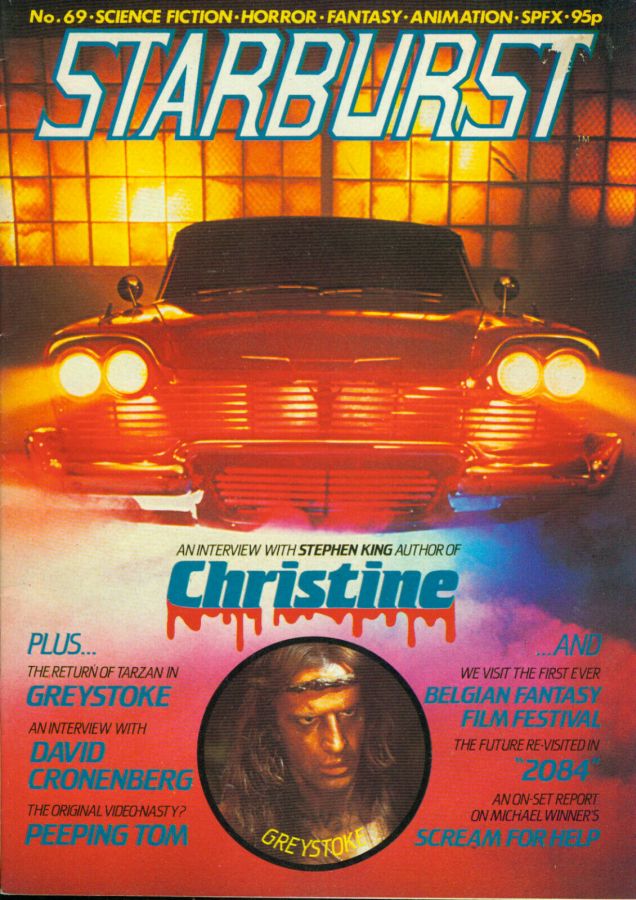 STARBURST magazine side cover Issue 69 May 1984