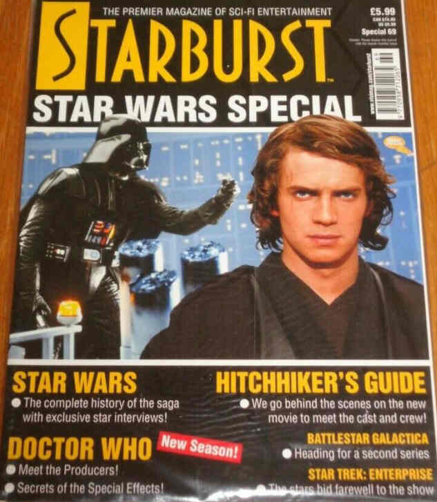 STARBURST magazine side cover  Special #69  2005