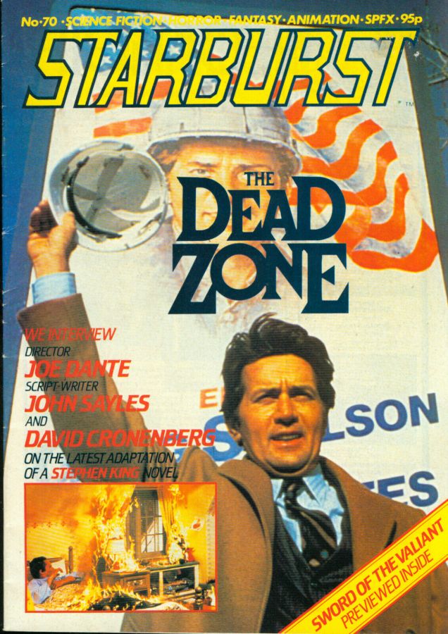 STARBURST magazine side cover Issue 70 June 1984