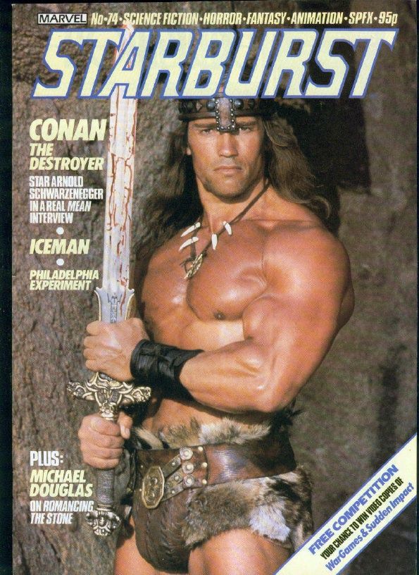 STARBURST magazine side cover Issue 74 October 1984
