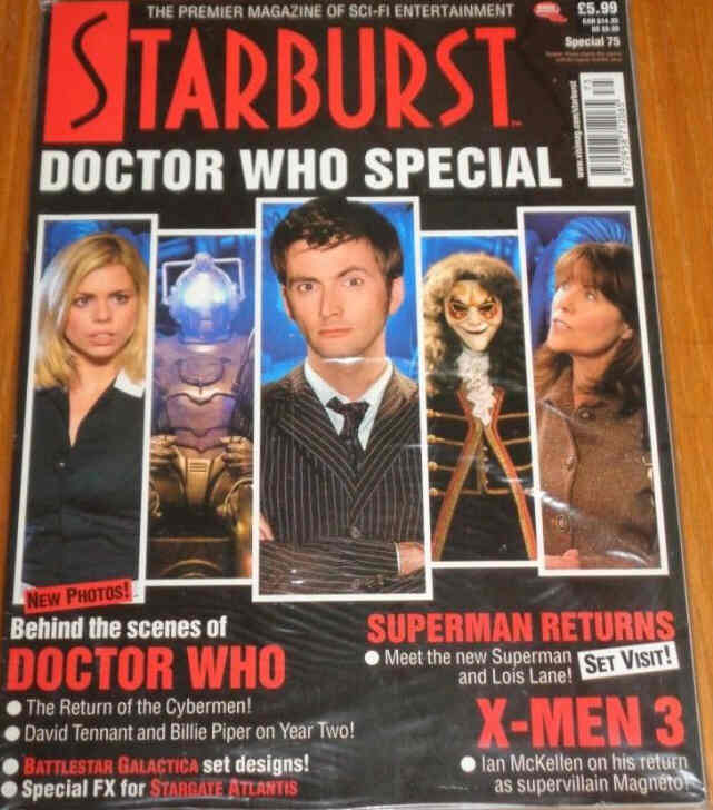 STARBURST magazine side cover  Special #75  2006