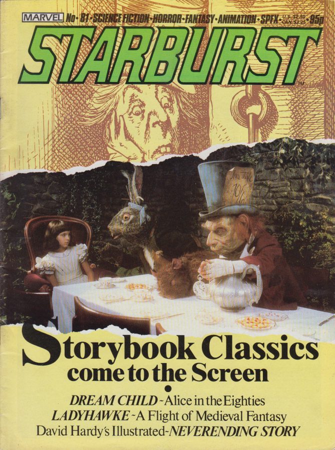 STARBURST magazine side cover Issue 81 May 1985