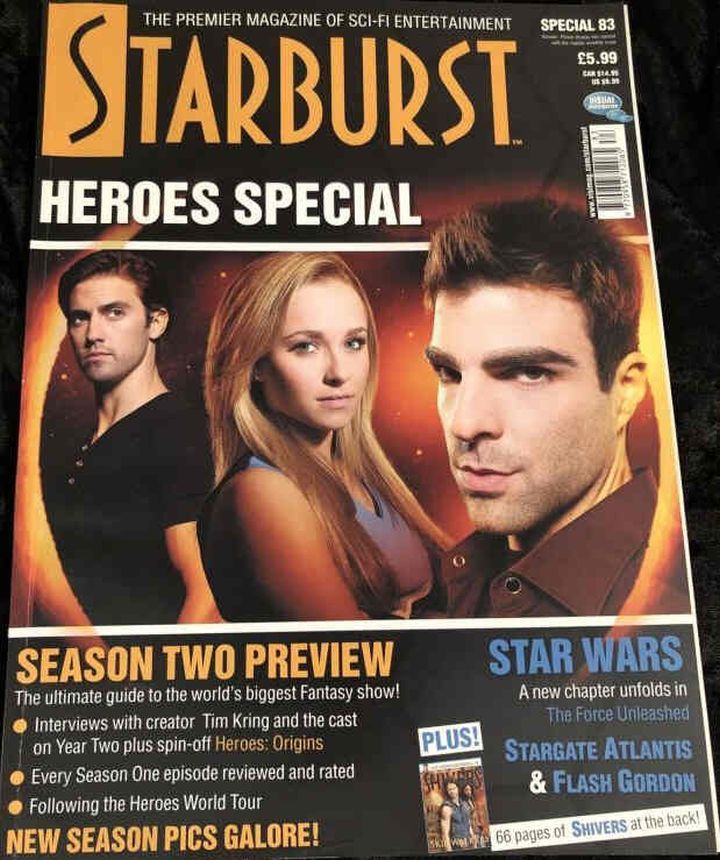 STARBURST magazine side cover  Special #83  2007