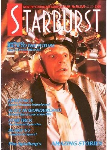 STARBURST magazine side cover Issue 89 January 1986