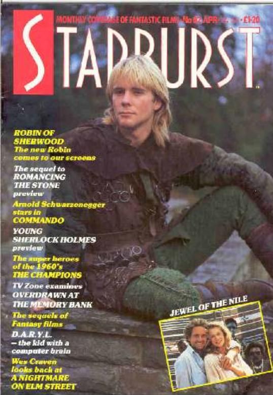 STARBURST magazine side cover Issue 92 April 1986