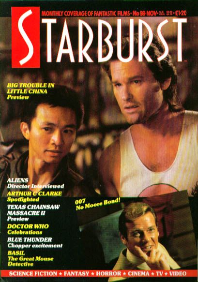 STARBURST magazine side cover Issue 99 November 1986