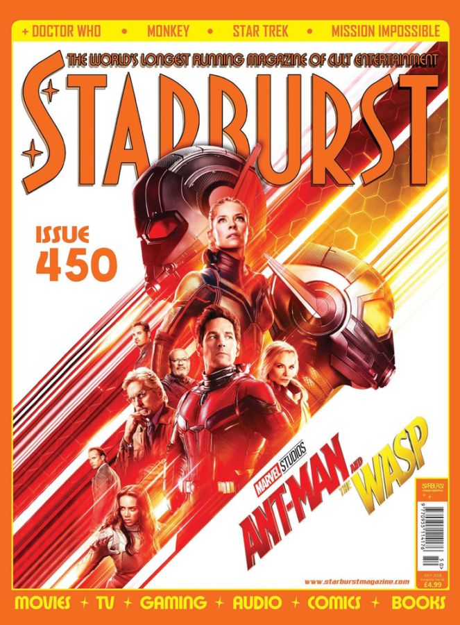 STARBURST magazine side cover Issue 450  July 2018