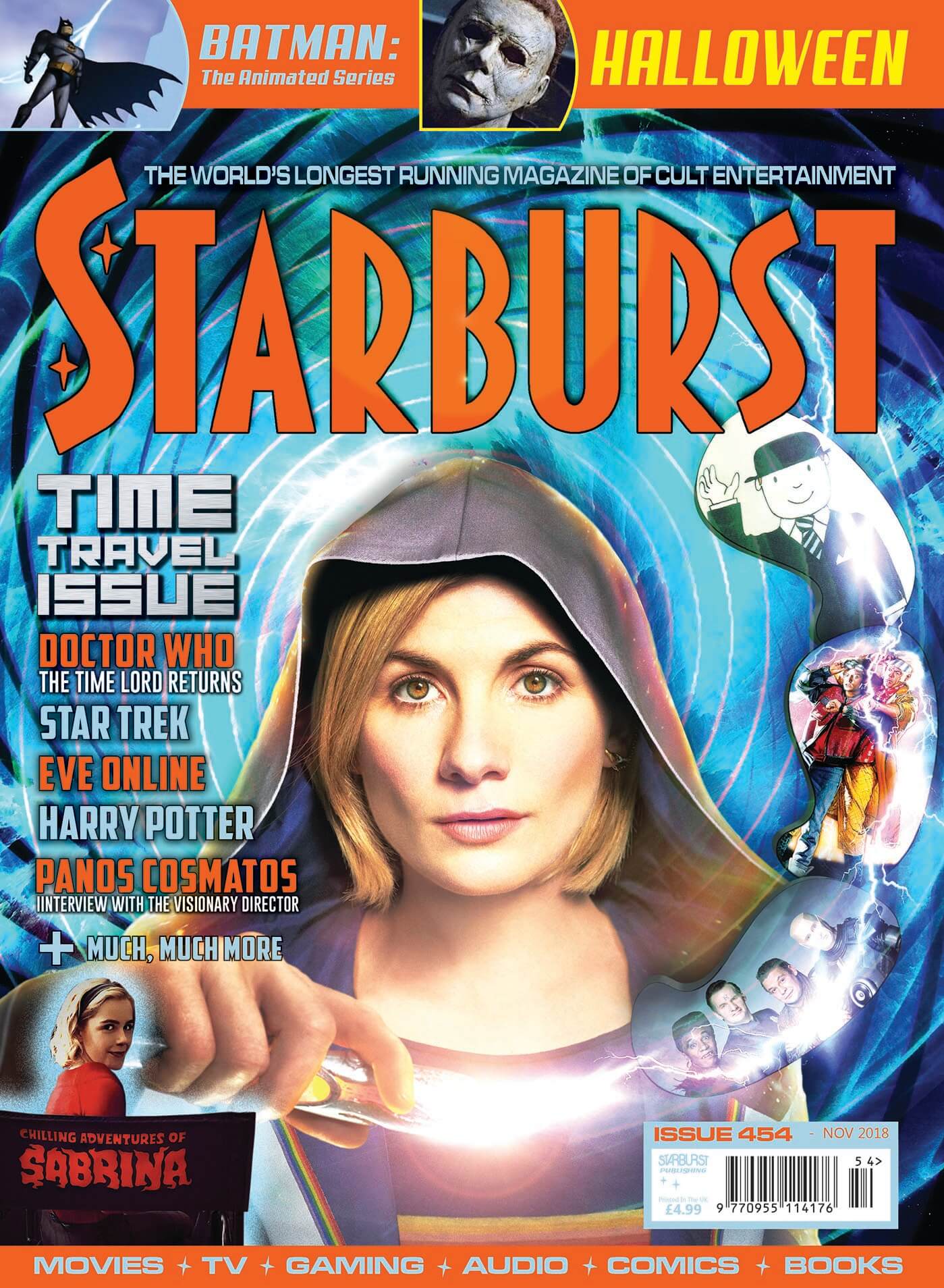 STARBURST magazine side cover Issue 454  November 2018