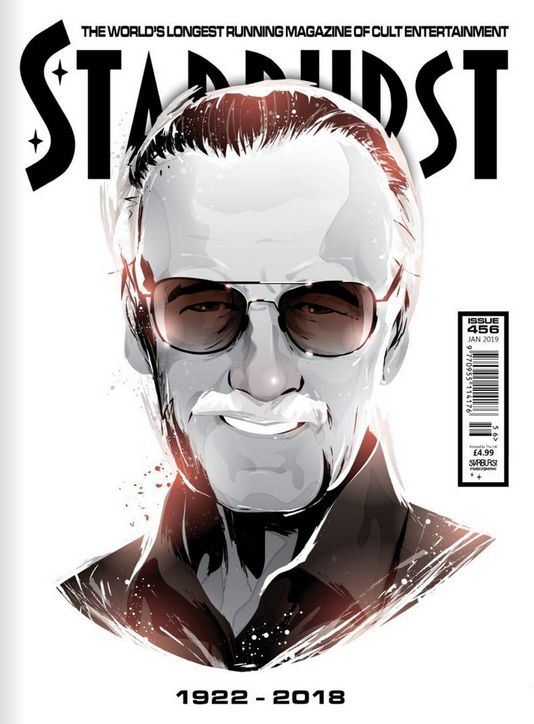 STARBURST magazine side cover Issue 456  January 2019