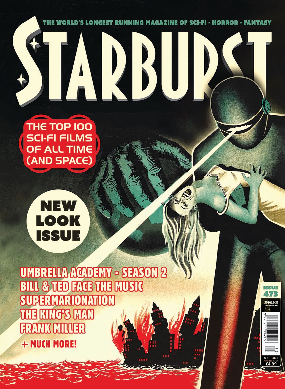 STARBURST magazine side cover Issue 473  August 2020