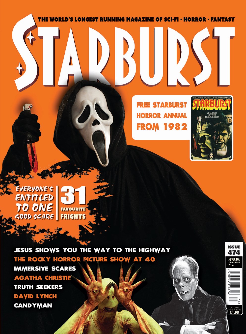 STARBURST magazine side cover Issue 474  September 2020
