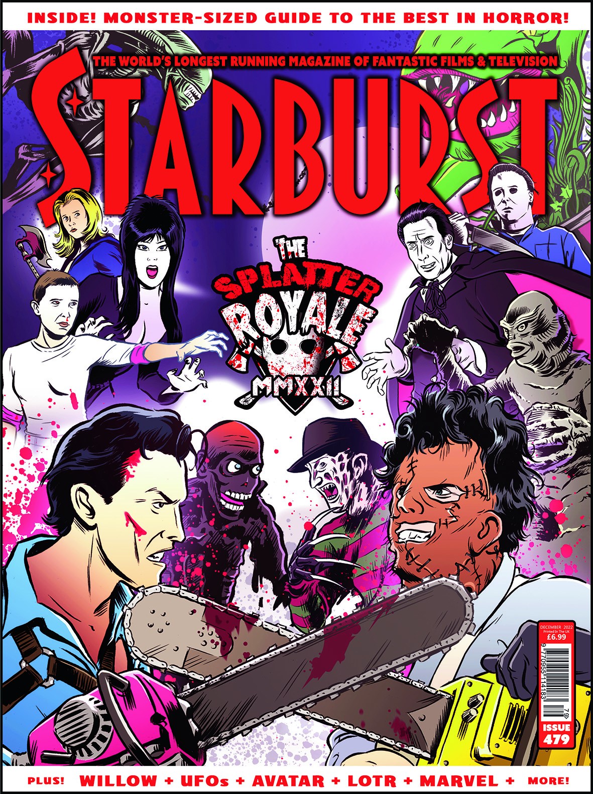 STARBURST magazine side cover Issue 479  October 2022