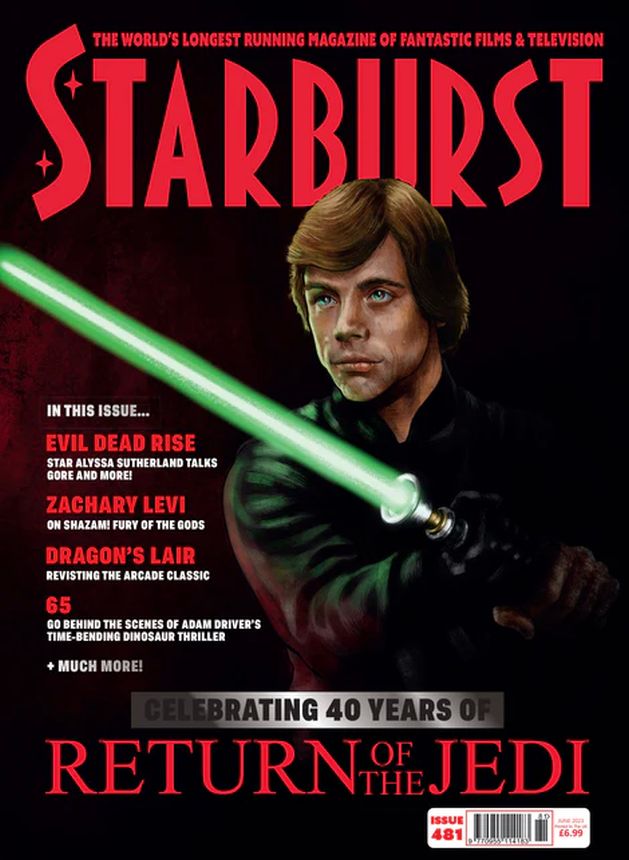STARBURST magazine side cover Issue 481  April 2023