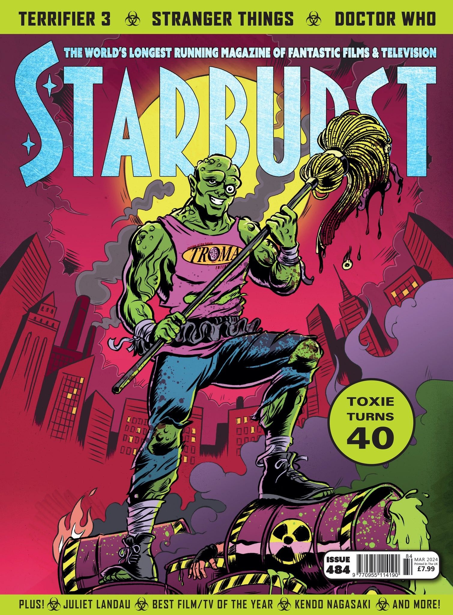 STARBURST magazine side cover Issue 484  March 2024