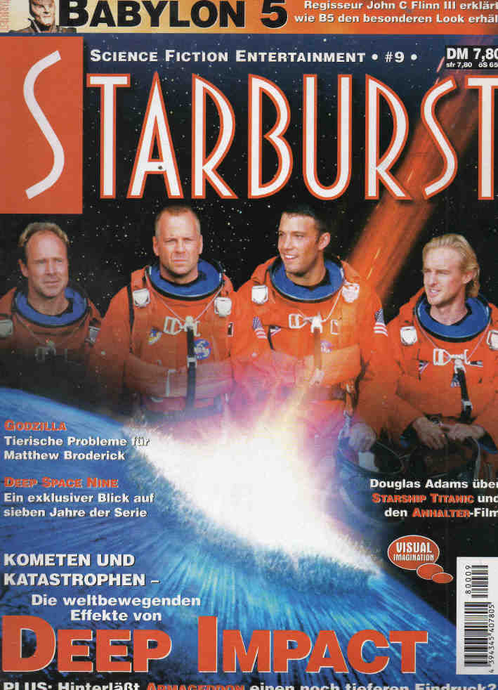 STARBURST (DE) magazine side cover Issue 9  