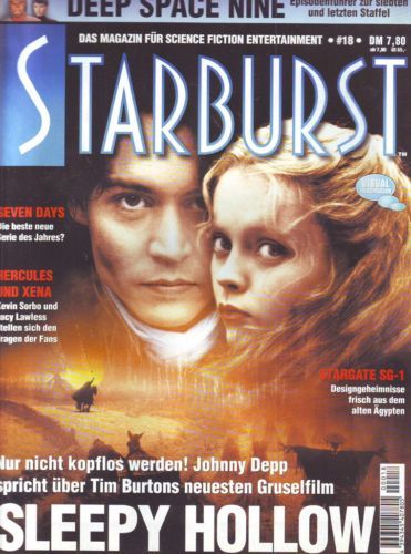 STARBURST (DE) magazine side cover Issue 18 January/February 2000