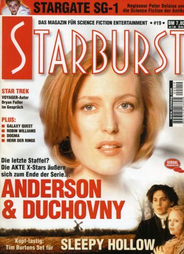 STARBURST (DE) magazine side cover Issue 19 March 2000