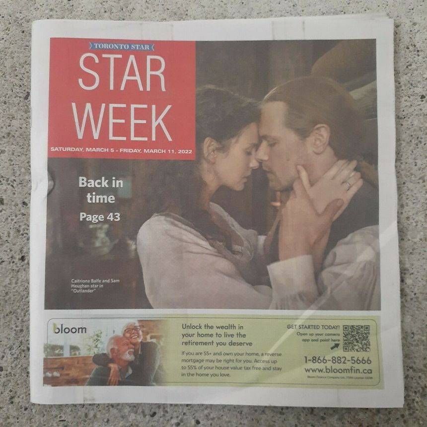 STAR WEEK CANADA magazine side cover 5 March 2022