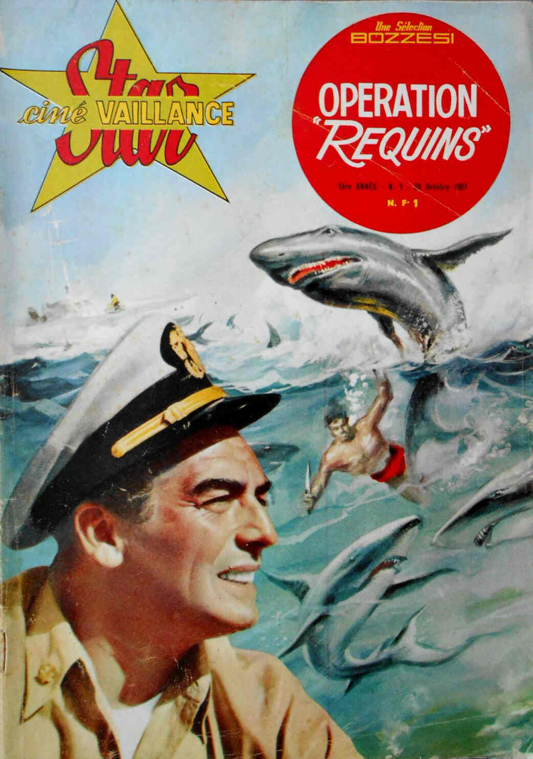 STAR CINE VAILLANCE magazine side cover Issue 2  1961