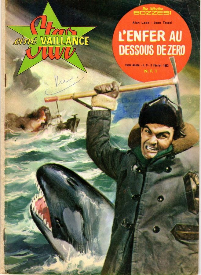 STAR CINE VAILLANCE magazine side cover Issue 9 February 1962
