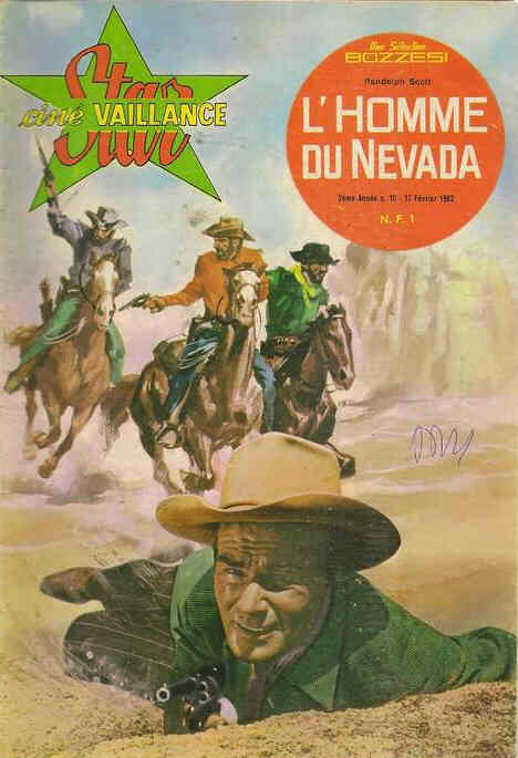 STAR CINE VAILLANCE magazine side cover Issue 10 February 1962