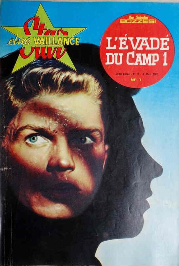 STAR CINE VAILLANCE magazine side cover Issue 11 March 1962