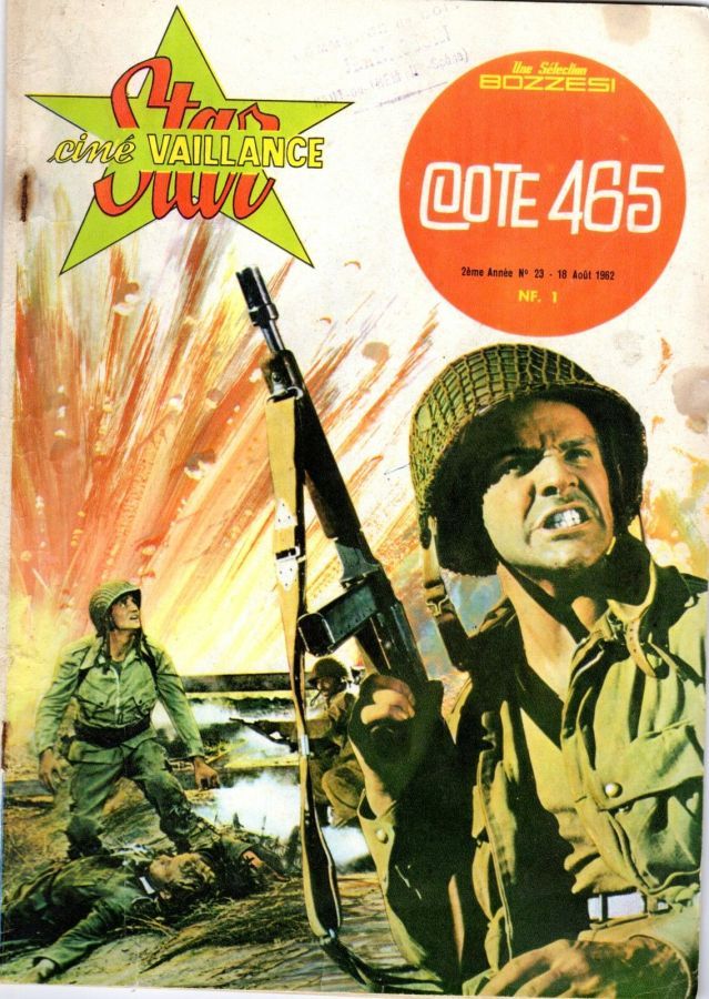 STAR CINE VAILLANCE magazine side cover Issue 23 August 1962
