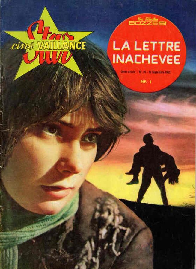 STAR CINE VAILLANCE magazine side cover Issue 25 September 1962