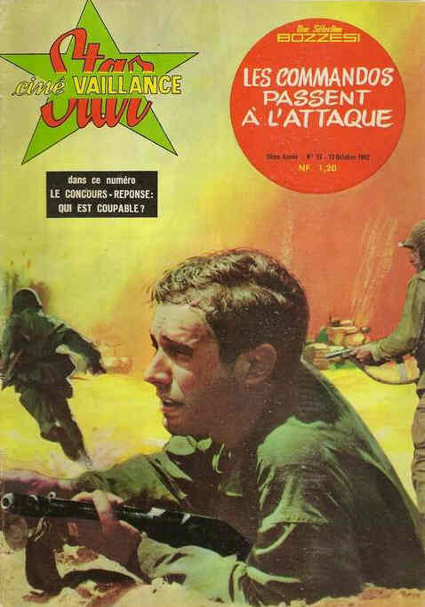 STAR CINE VAILLANCE magazine side cover Issue 27 October 1962