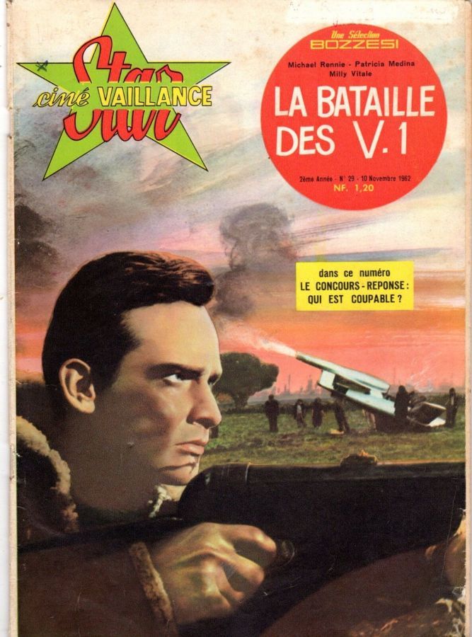 STAR CINE VAILLANCE magazine side cover Issue 29 November 1962