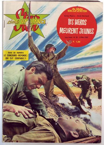 STAR CINE VAILLANCE magazine side cover Issue 38 March 1963