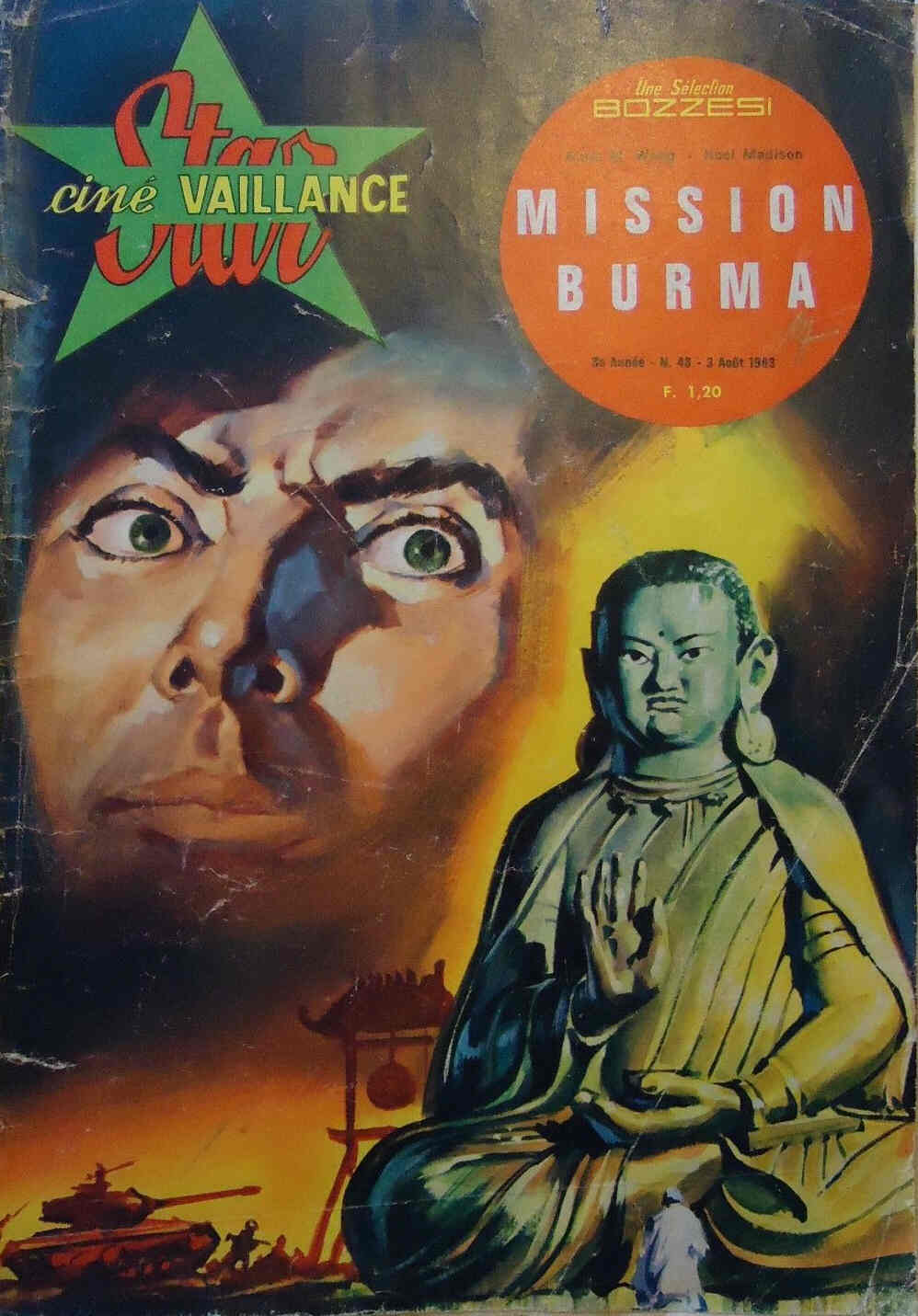 STAR CINE VAILLANCE magazine side cover Issue 48  1963