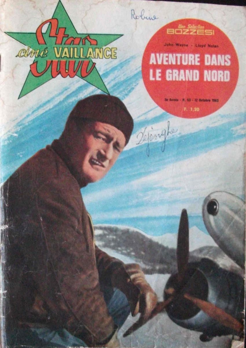 STAR CINE VAILLANCE magazine side cover Issue 53 October 1963