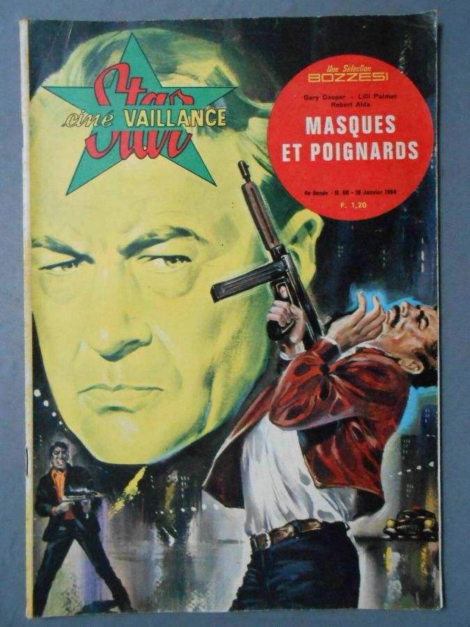 STAR CINE VAILLANCE magazine side cover Issue 60 January 1964