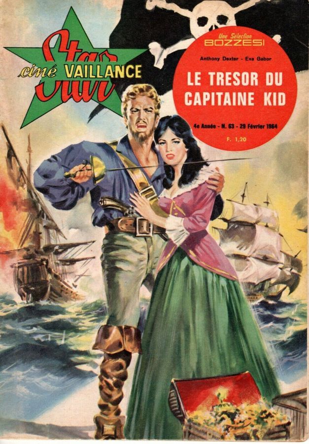 STAR CINE VAILLANCE magazine side cover Issue 63 February 1964