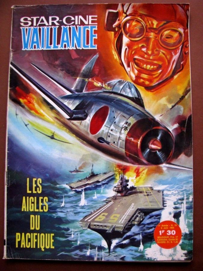 STAR CINE VAILLANCE magazine side cover Issue 70 June 1964