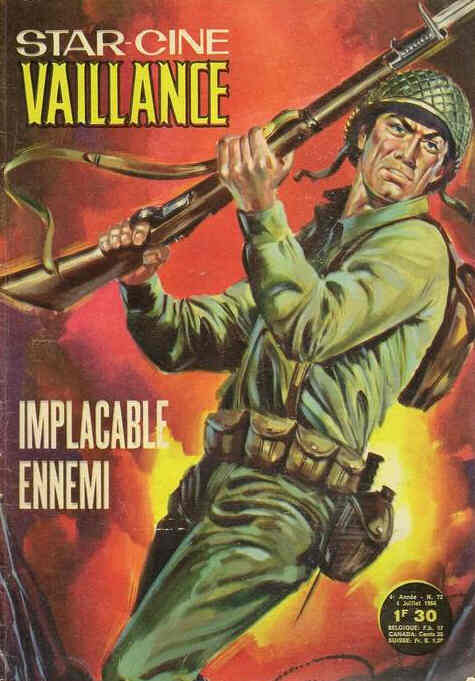 STAR CINE VAILLANCE magazine side cover Issue 72 July 1964