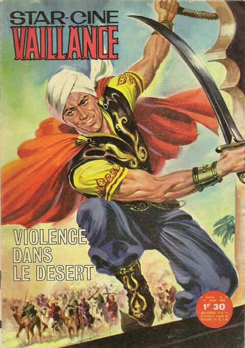 STAR CINE VAILLANCE magazine side cover Issue 74 August 1964