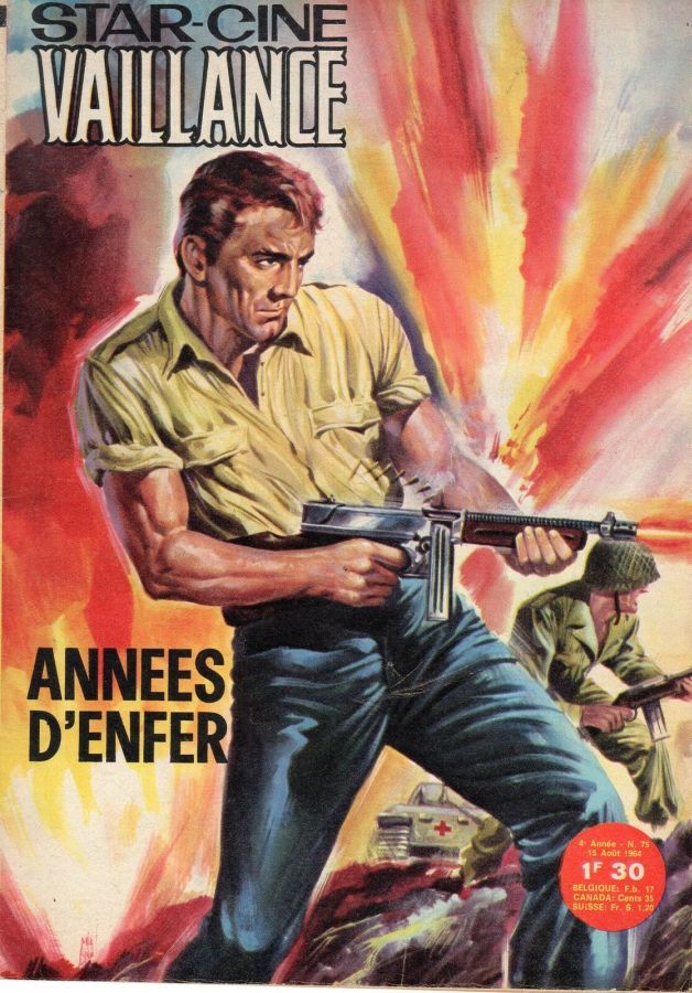 STAR CINE VAILLANCE magazine side cover Issue 75 August 1964