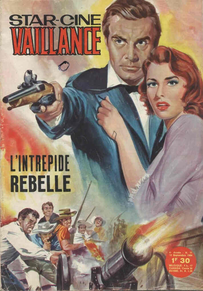 STAR CINE VAILLANCE magazine side cover Issue 77 September 1964