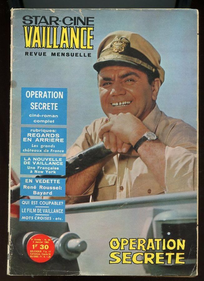 STAR CINE VAILLANCE magazine side cover Issue 84  1965