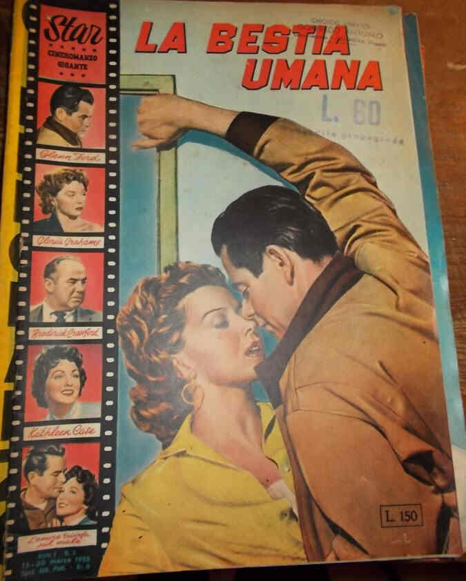 STAR CINEROMANZO GIGANTE magazine side cover Issue 2 15 March 1955