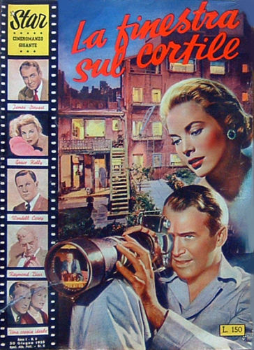 STAR CINEROMANZO GIGANTE magazine side cover Issue 5 30 June 1955