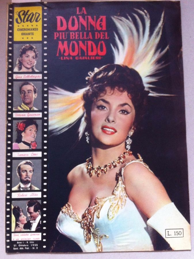STAR CINEROMANZO GIGANTE magazine side cover Issue 9 21 October 1955