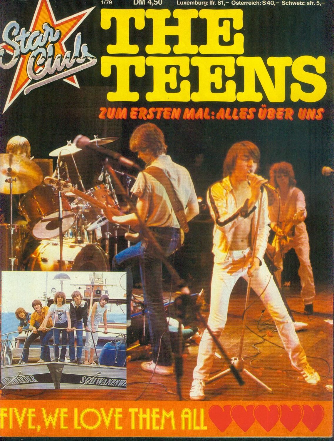 STAR CLUB magazine side cover  January 1979